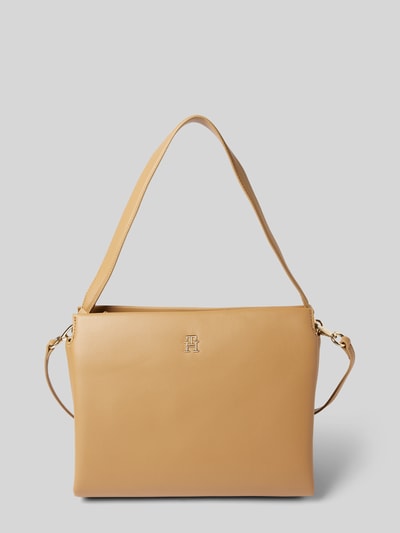 Tommy Hilfiger Handtasche mit Logo-Applikation Beige 2