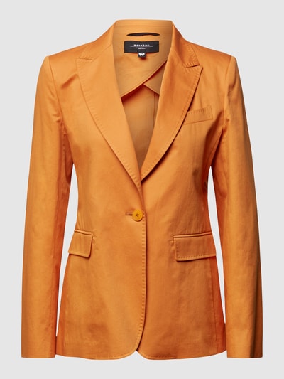 Weekend Max Mara Blazer mit Reverskragen Modell 'Gelosia' Orange 2