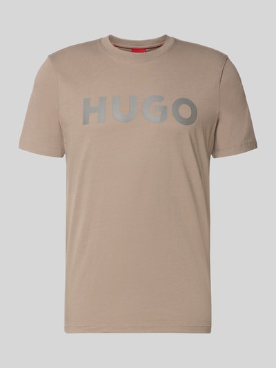 Produktfoto, Relaxed Fit T-Shirt aus reiner Baumwolle Modell 'DULIVIO' von HUGO, Optik: Unifarben, Label-Schriftzug, Rundhals, Kurzarm, Materialverarbeitung: Jersey