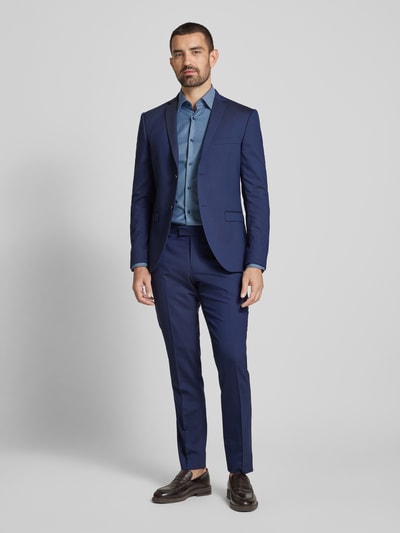 BOSS Slim Fit Business-Hemd mit Kentkragen Modell 'Hank' Jeansblau 1