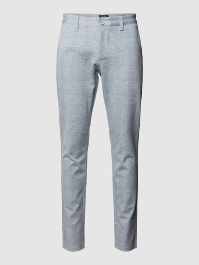 Only & Sons Tapered fit broek met stretch, model 'MARK' Lichtgrijs - 2