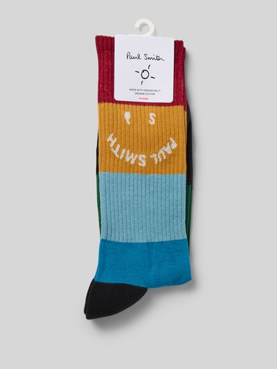 PAUL SMITH Socken mit Logo-Detail Modell 'IVANO HAPPY' Rot 3
