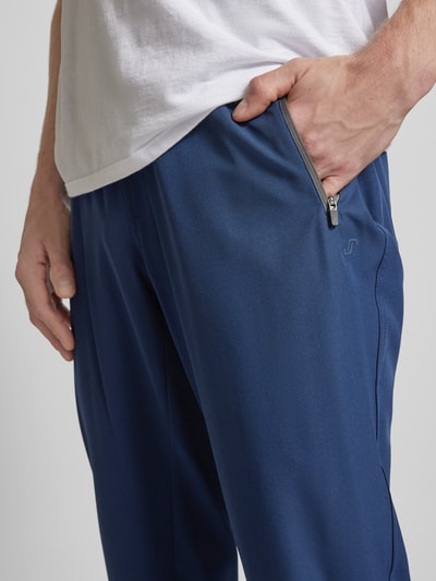 Joy Straight leg sweatpants met steekzakken Donkerblauw - 3