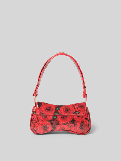Diesel Shoulder Bag mit Label-Applikation Rot 4