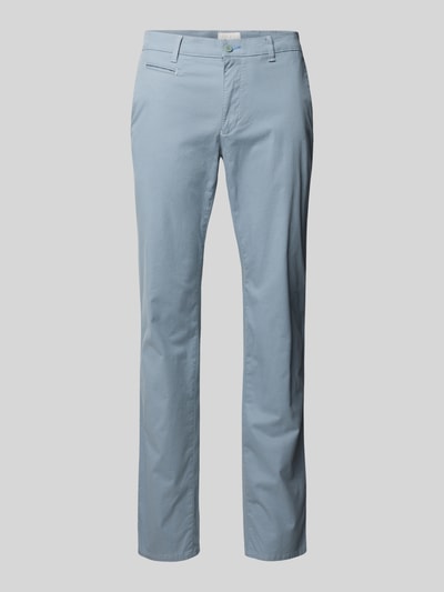 Productfoto, Slim Fit stoffen broek met achterzakken model 'Fabio' van BRAX in katoenmix, muntzakje, steekzakken, knoop- en ritssluiting.