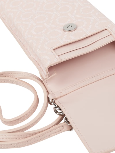 CK Calvin Klein Handytasche mit Logo-Muster Rose 4