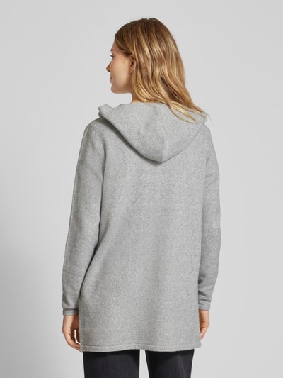 Vero Moda Cardigan mit Kapuze Modell 'DOFFY' Hellgrau Melange 5