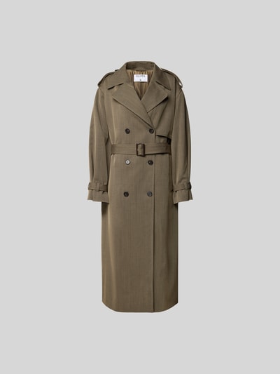 Filippa K Trenchcoat mit Reverskragen Hellbraun 2