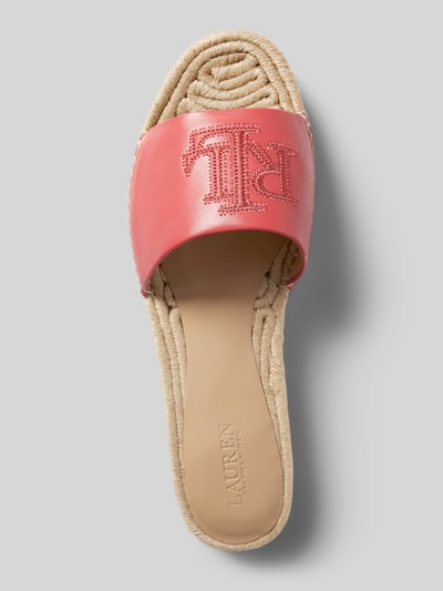 Lauren Ralph Lauren Espadryle z efektem plecionki model ‘POLLY’ Brudnoróżowy 4