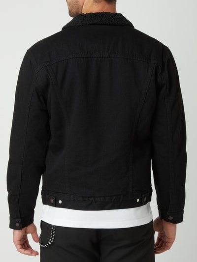 Levi's® Sherpa Trucker Jacket mit Teddyfutter  Black 5