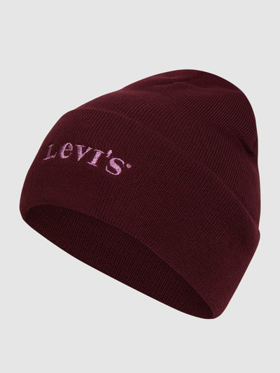 Levi's® Mütze mit Logo Bordeaux 1