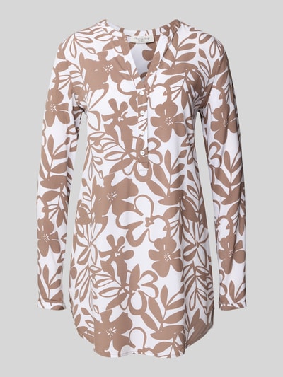 Christian Berg Woman Blusenshirt in Überlänge Weiss 2