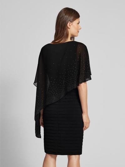 Christian Berg Cocktail Knielanges Cocktailkleid mit Rundhalsausschnitt Black 5