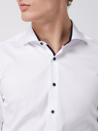 Eterna Slim Fit Slim Fit Business-Hemd aus Baumwolle  Weiss 3