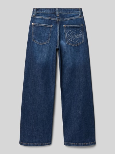 Guess Low Waist Jeans im Used-Look Blau 3