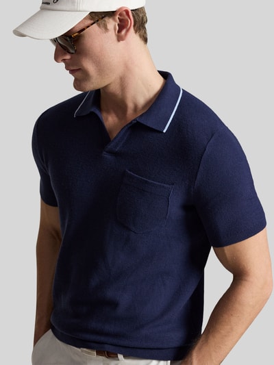 Polo Ralph Lauren Koszulka polo o kroju relaxed fit z mieszanki bawełny Granatowy 3
