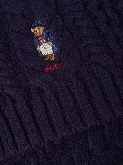 Polo Ralph Lauren Szal z wyhaftowanym logo Granatowy 2