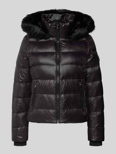Tommy Hilfiger Kurtka puchowa o kroju slim fit z efektem błyszczącym BLACK 2