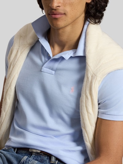 Polo Ralph Lauren regular fit poloshirt van puur katoen Lichtblauw - 3