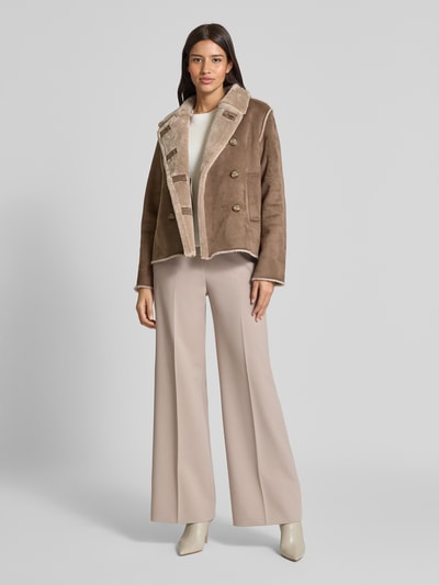 Fuchs Schmitt Jacke mit Umlegekragen Taupe 1