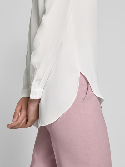 Vila Bluse mit verdeckter Knopfleiste Modell 'LUCY' Weiss 3