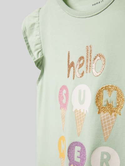 Name It T-Shirt mit Motiv-Print Modell 'HOPES' Mint 2