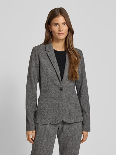 Marc O'Polo Relaxed fit blazer van katoenmix Middengrijs - 4