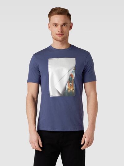 ARMANI EXCHANGE T-Shirt mit Motiv-Print Marine 4