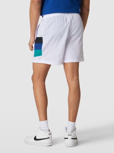 SERGIO TACCHINI Szorty z wyhaftowanym logo model ‘MACAO’ Biały 5