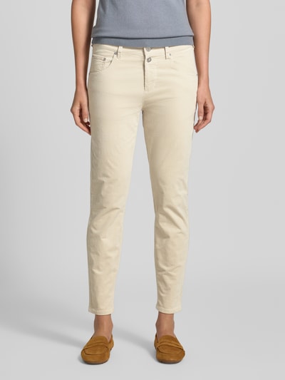 Marc O'Polo Spodnie z drobnego sztruksu o kroju boyfriend fit z mieszanki bawełny Złamany biały 4