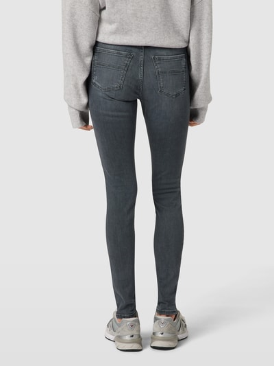 Esprit Skinny Fit Jeans im Used-Look Dunkelgrau 5