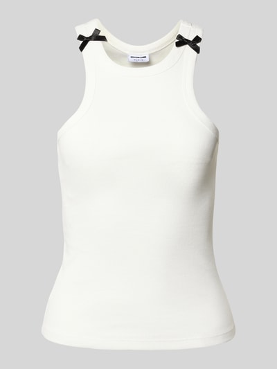 Noisy May Tanktop mit Schleifen-Details Modell 'MAYA' Weiss 2