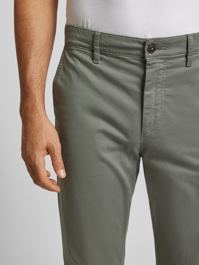 BOSS Orange Chino met Franse steekzakken Mintgroen - 3