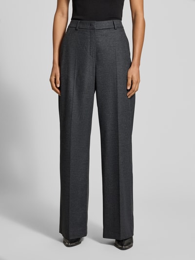 Raffaello Rossi Wide Leg Chino mit Viskose-Woll-Anteil Modell 'MILARA' Anthrazit 4