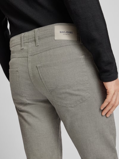 MAC Regular Fit Jeans im 5-Pocket-Design Modell 'Arne' Hellgrau 3