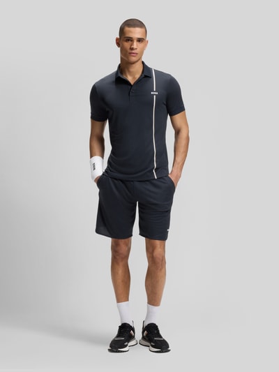 BOSS Green krój regular fit krótkie spodenki sportowe model 'JT_TOC GAME' Granatowy 1