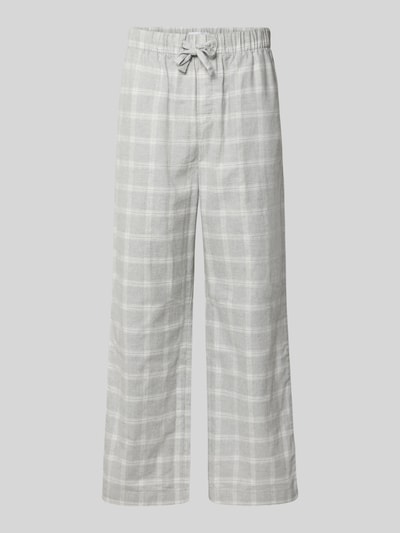 Produktfoto, Relaxed Fit Pyjama-Hose aus reiner Baumwolle von Tommy Hilfiger in Two Tone Gitterkaro Optik, elastischer Bund, Flanelltextur