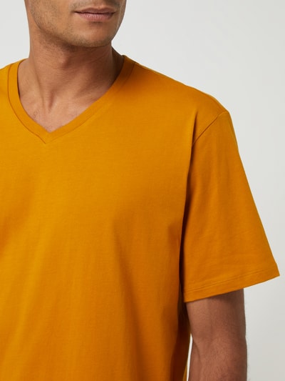 Schiesser T-Shirt aus Baumwolle Gelb 3