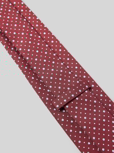 BOSS Krawatte aus Seiden-Mix Dunkelrot 3