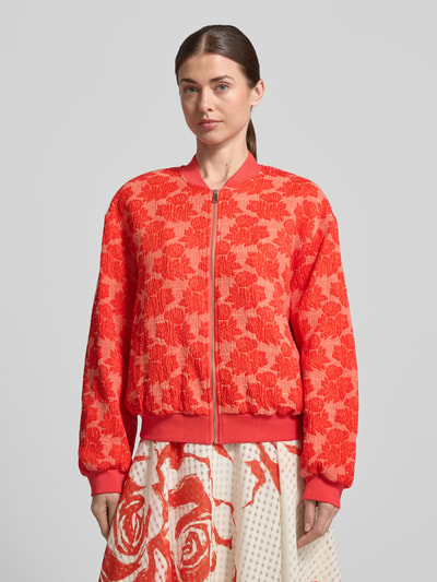 Essentiel Antwerp Oversized Bomberjacke mit Baumwoll-Anteil Modell 'JIBE' Orange 4