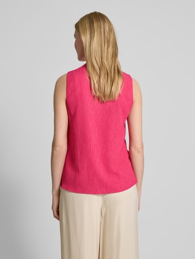 s.Oliver BLACK LABEL Regular Fit Blusentop aus Lyocell-Mix Pink 5