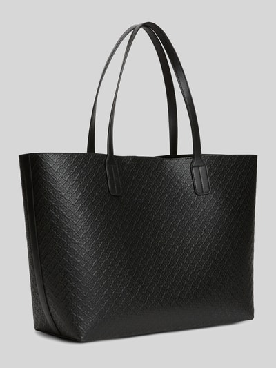Tommy Hilfiger shopper met structuurpatroon Zwart - 4