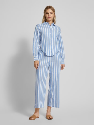 Mango Jumpsuit mit Knopfleiste Modell 'ELSA' Blau 4