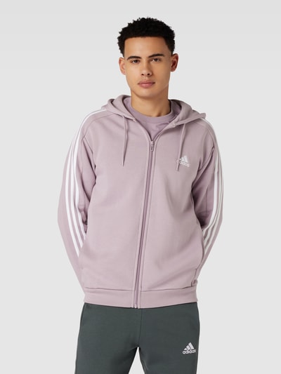 ADIDAS SPORTSWEAR Bluza rozpinana z wyhaftowanym logo Brudnoróżowy 4