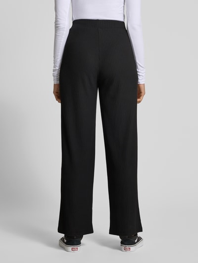 Only Comfortbroek met ribstructuur, model 'Nella' Zwart - 5