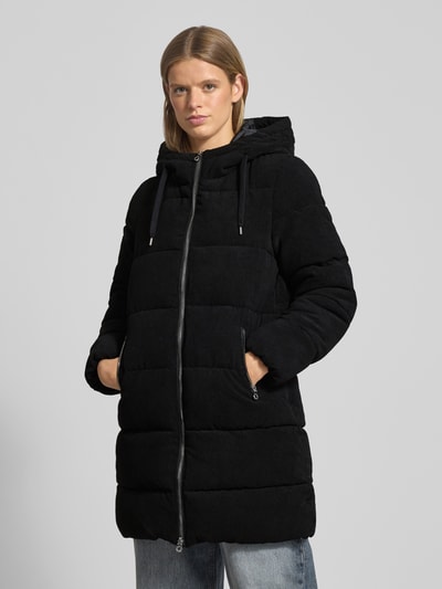 Only Płaszcz pikowany o kroju regular fit ze sztruksu model ‘DOLLY’ Czarny 4