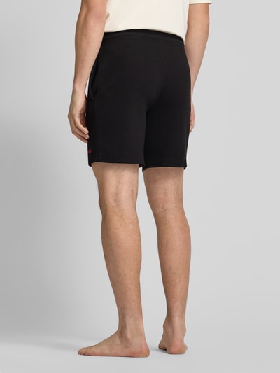 HUGO Sweatshorts mit elastischem Bund Modell 'Austin' Black 5