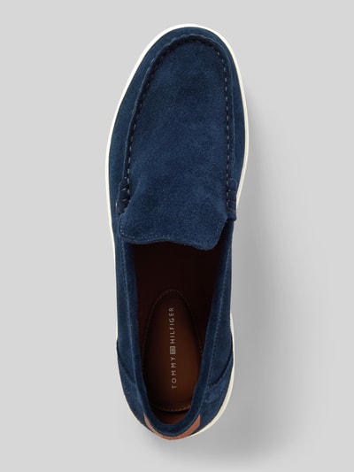 Tommy Hilfiger Loafer aus Rindsvelours Dunkelblau 3