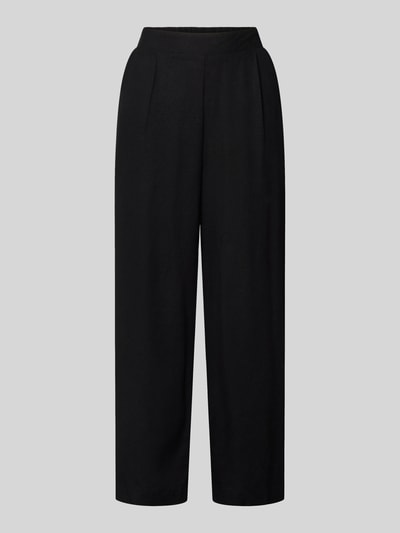 Produktfoto, Regular Fit Culotte aus Viskose-Leinen-Mix Modell 'MYMILO' von Vero Moda, efekt: jednolity kolor, krój regular fit, ściągacz częściowo w pasie, wpuszczane kieszenie boczne, wykończenie materiału: cieniowana przędza, mieszanka wiskozy i lnu