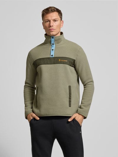 Cotopaxi Sweatshirt met labelprint Lindegroen gemêleerd - 4